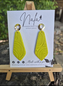 Clay polymer earrings - various