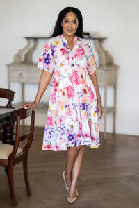 Mastik peasant dress - Bright floral