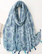 Load image into Gallery viewer, Viscose tassle scarves - selection
