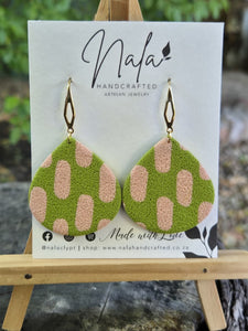 Clay polymer earrings - various