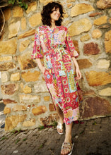 Load image into Gallery viewer, Fergie dress - Multicolour patchwork print
