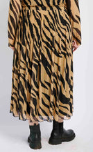 Load image into Gallery viewer, Pleated Mesh Skirt in Big Zebra
