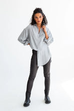 Load image into Gallery viewer, CHARLOTTE SHIRT GREY SLATE

