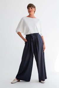 LOUISE PANTS DENIM STRIPE