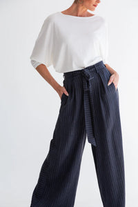 LOUISE PANTS DENIM STRIPE