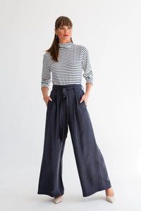 LOUISE PANTS DENIM STRIPE