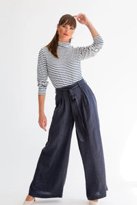 LOUISE PANTS DENIM STRIPE