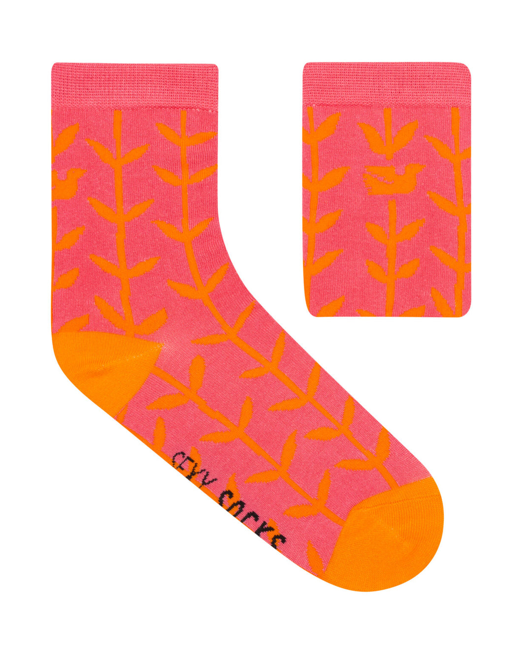 ‘Orla Hot Pink’ Bamboo Socks (4-7)