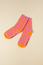 Load image into Gallery viewer, ‘Orla Hot Pink’ Bamboo Socks (4-7)
