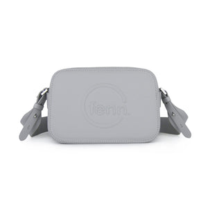 Fenn Crossbody bag – Grey – Silver Zip