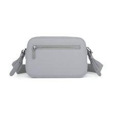 Load image into Gallery viewer, Fenn Crossbody bag – Grey – Silver Zip
