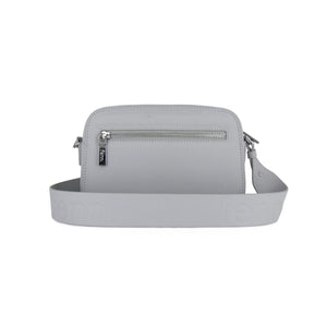 Fenn Crossbody bag – Grey – Silver Zip