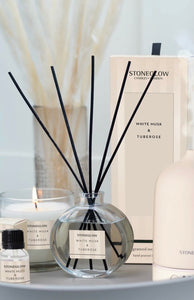 Stoneglow Modern Classic - White Musk & Tuberose Scented Candle