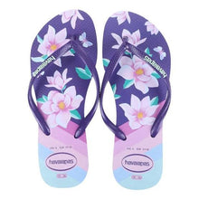 Load image into Gallery viewer, Havaianas Slim floral - new purple
